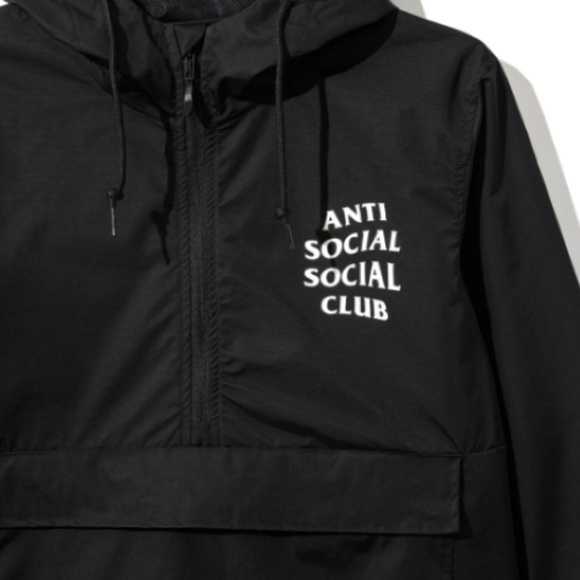 *SOLD* Anti Social Social Club Mak Black Anorak - Picture 3 of 6